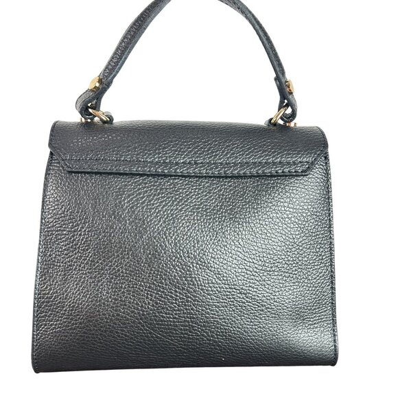Naya Black Italian Leather Handbag for Women – Luxury Designer Shoulder - Picture 5 of 14